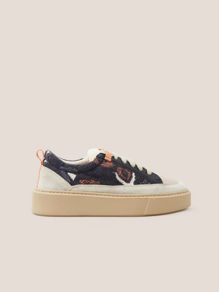 White Stuff TRAINERS XL Extralight Suede Trainer Navy Multi 8211 Women White Stuff TRAINERS XL Extralight Suede Trainer Navy Multi 8211 Women