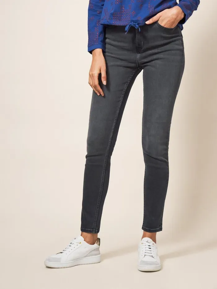 White Stuff TROUSERS Amelia Skinny Leg Jeans Charcoal Grey 8211 Women White Stuff TROUSERS Amelia Skinny Leg Jeans Charcoal Grey 8211 Women