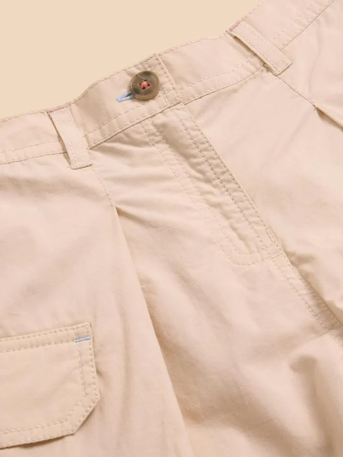 White Stuff TROUSERS and SHORTS Colette Cargo Short Light Natural 8211 Kids