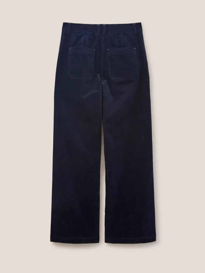 White Stuff TROUSERS Belle Cord Wide Leg Dark Navy 8211 Women White Stuff TROUSERS Belle Cord Wide Leg Dark Navy 8211 Women