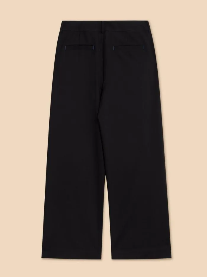 White Stuff TROUSERS Belle Wide Leg Trouser Pure Black 8211 Women White Stuff TROUSERS Belle Wide Leg Trouser Pure Black 8211 Women