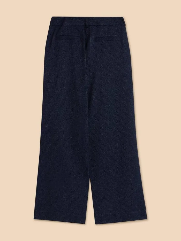 White Stuff TROUSERS Belle Wide Leg Tweedy Trouser Navy Multi 8211 Women White Stuff TROUSERS Belle Wide Leg Tweedy Trouser Navy Multi 8211 Women