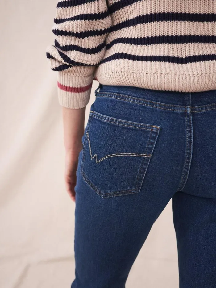 White Stuff TROUSERS Brooke Straight Crop Jean Mid Denim 8211 Women