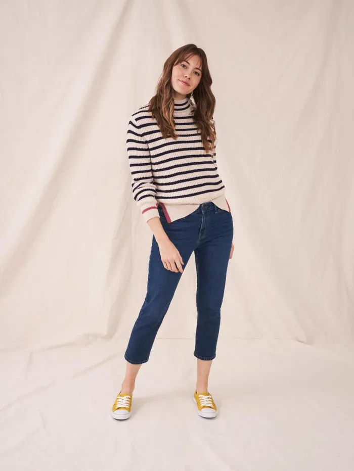White Stuff TROUSERS Brooke Straight Crop Jean Mid Denim 8211 Women White Stuff TROUSERS Brooke Straight Crop Jean Mid Denim 8211 Women