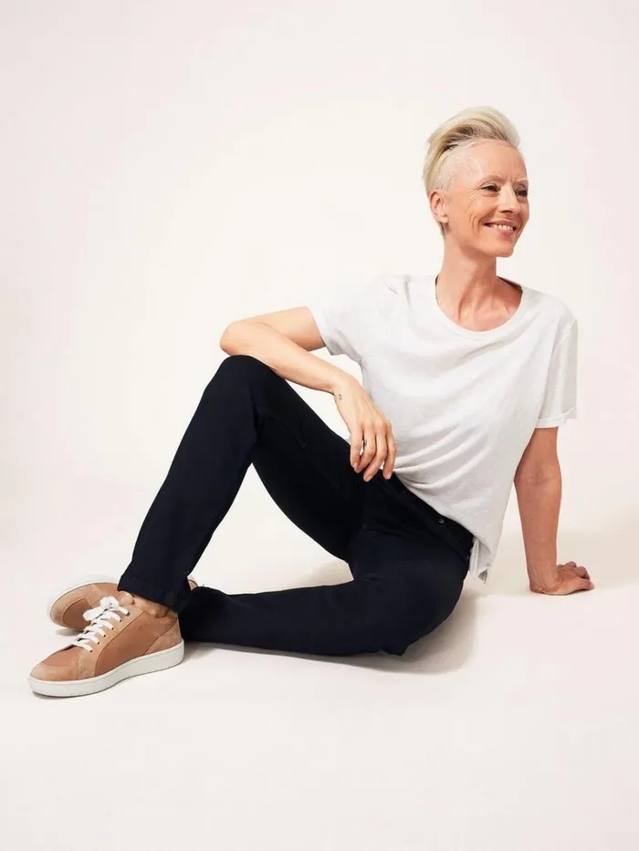 White Stuff TROUSERS Brooke Straight Jean Black Denim 8211 Women