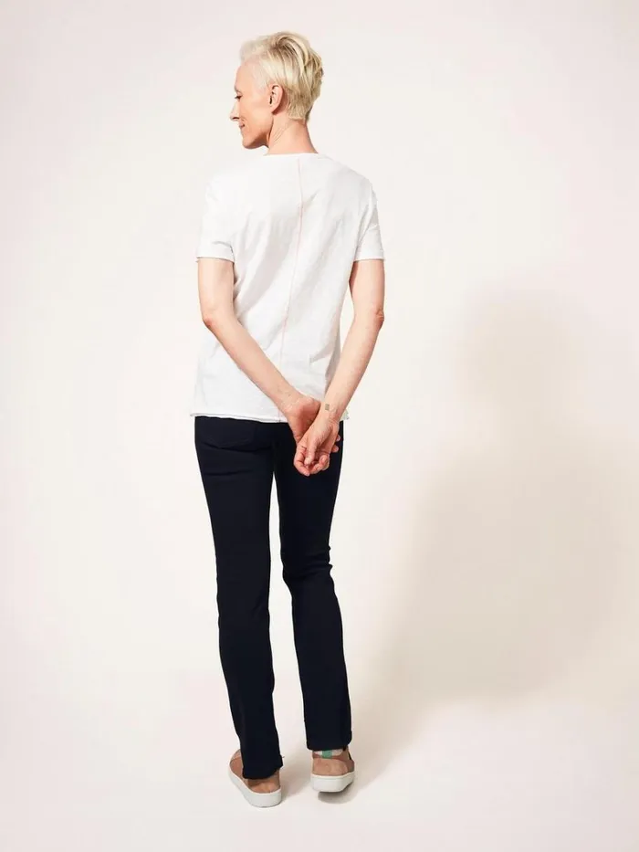 White Stuff TROUSERS Brooke Straight Jean Black Denim 8211 Women White Stuff TROUSERS Brooke Straight Jean Black Denim 8211 Women