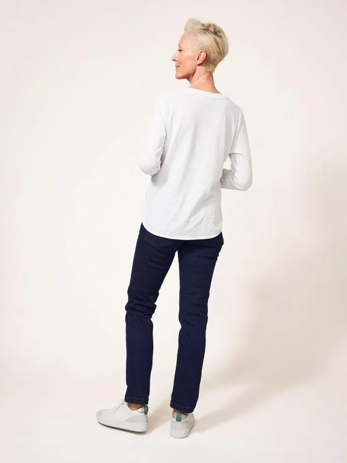 White Stuff TROUSERS Brooke Straight Jeans Dk Denim 8211 Women White Stuff TROUSERS Brooke Straight Jeans Dk Denim 8211 Women