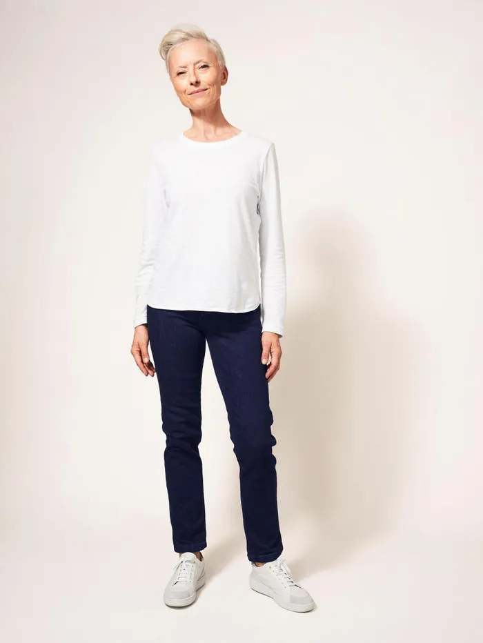 White Stuff TROUSERS Brooke Straight Jeans Dk Denim 8211 Women White Stuff TROUSERS Brooke Straight Jeans Dk Denim 8211 Women