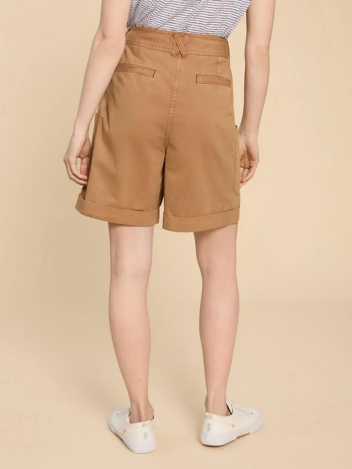 White Stuff TROUSERS Carlie Cargo Shorts Dark Natural 8211 Women White Stuff TROUSERS Carlie Cargo Shorts Dark Natural 8211 Women