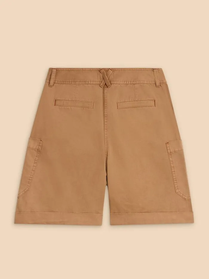 White Stuff TROUSERS Carlie Cargo Shorts Dark Natural 8211 Women White Stuff TROUSERS Carlie Cargo Shorts Dark Natural 8211 Women