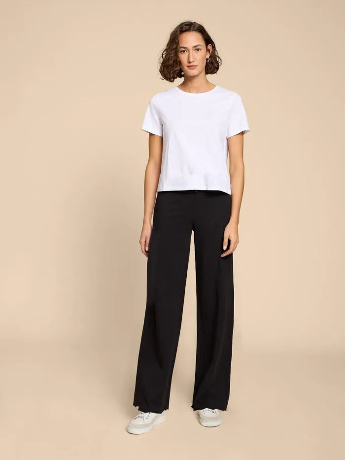 White Stuff TROUSERS Dolce Organic Pant Pure Black 8211 Women White Stuff TROUSERS Dolce Organic Pant Pure Black 8211 Women