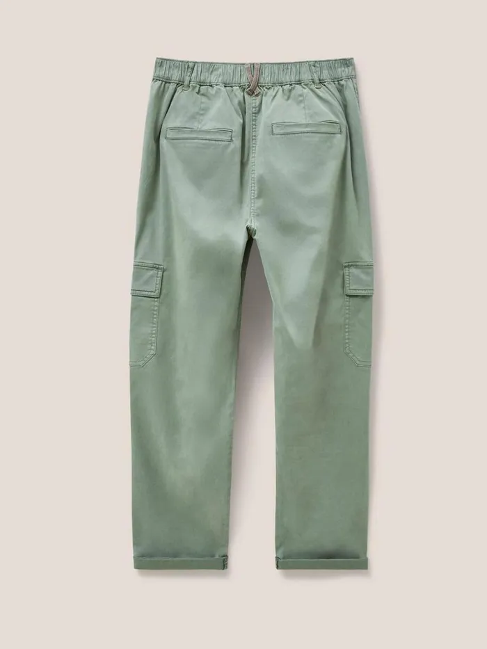 White Stuff TROUSERS Everleigh Cargo Trouser Mid Green 8211 Women White Stuff TROUSERS Everleigh Cargo Trouser Mid Green 8211 Women