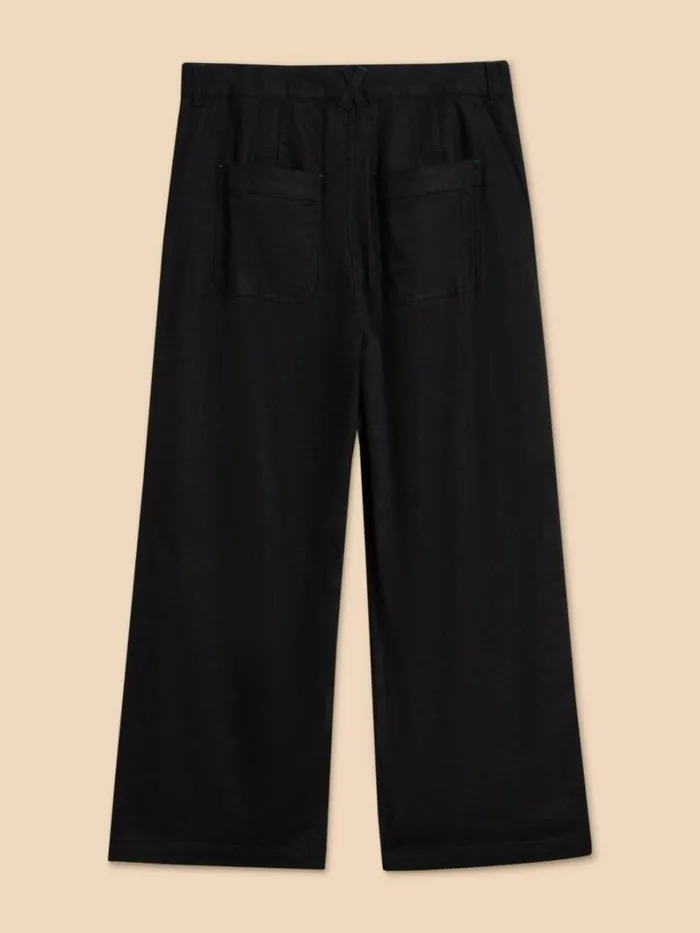 White Stuff TROUSERS Harper Linen Blend Trouser Pure Black 8211 Women White Stuff TROUSERS Harper Linen Blend Trouser Pure Black 8211 Women
