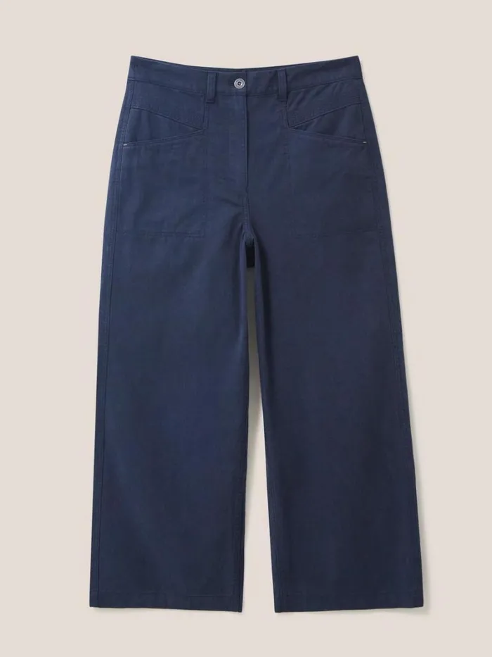 White Stuff TROUSERS Harper Wide Leg Trouser Dark Navy 8211 Women White Stuff TROUSERS Harper Wide Leg Trouser Dark Navy 8211 Women