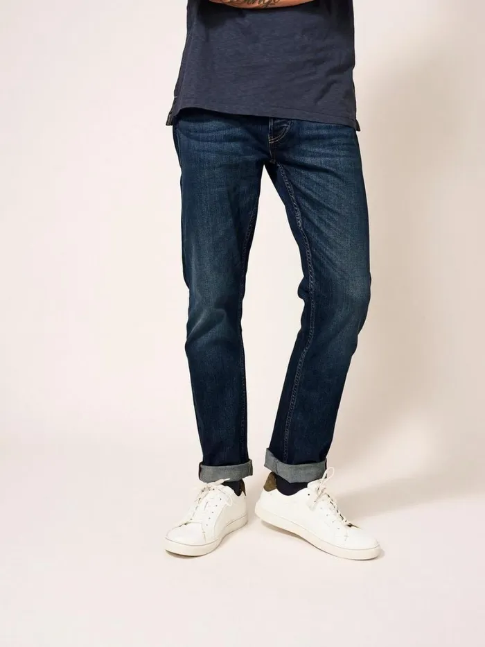 White Stuff TROUSERS Harwood Straight Jean Dark Blue 8211 Men