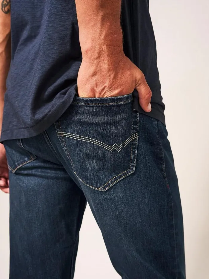 White Stuff TROUSERS Harwood Straight Jean Dark Blue 8211 Men White Stuff TROUSERS Harwood Straight Jean Dark Blue 8211 Men