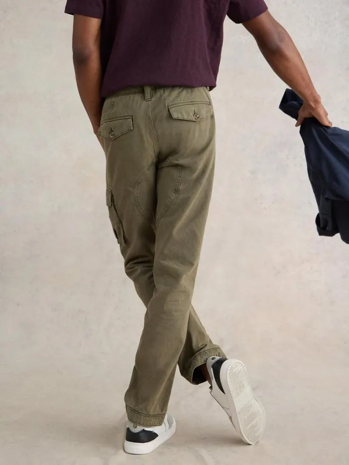 White Stuff TROUSERS Kegworth Organic Cargo Trouser Khaki Green 8211 Men White Stuff TROUSERS Kegworth Organic Cargo Trouser Khaki Green 8211 Men