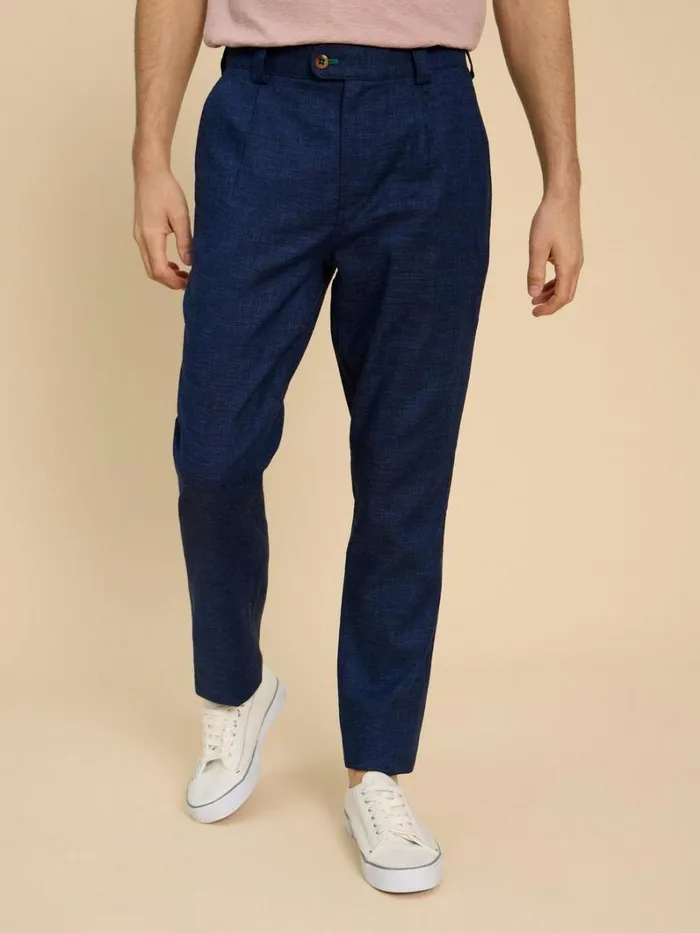 White Stuff TROUSERS Linen Blend Trouser Dark Navy 8211 Men White Stuff TROUSERS Linen Blend Trouser Dark Navy 8211 Men