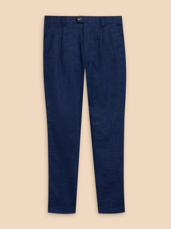 White Stuff TROUSERS Linen Blend Trouser Dark Navy 8211 Men White Stuff TROUSERS Linen Blend Trouser Dark Navy 8211 Men