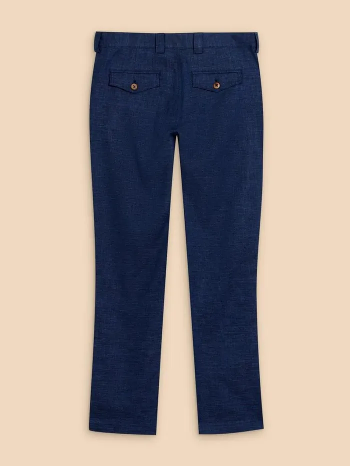 White Stuff TROUSERS Linen Blend Trouser Dark Navy 8211 Men White Stuff TROUSERS Linen Blend Trouser Dark Navy 8211 Men