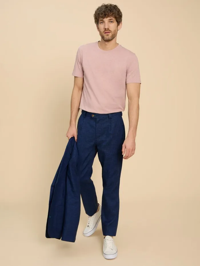 White Stuff TROUSERS Linen Blend Trouser Dark Navy 8211 Men White Stuff TROUSERS Linen Blend Trouser Dark Navy 8211 Men