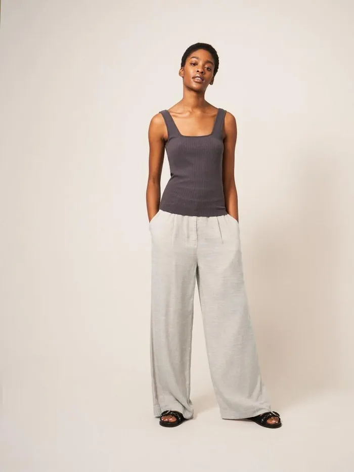 White Stuff TROUSERS Lucinda Wide Leg Trouser Light Natural 8211 Women