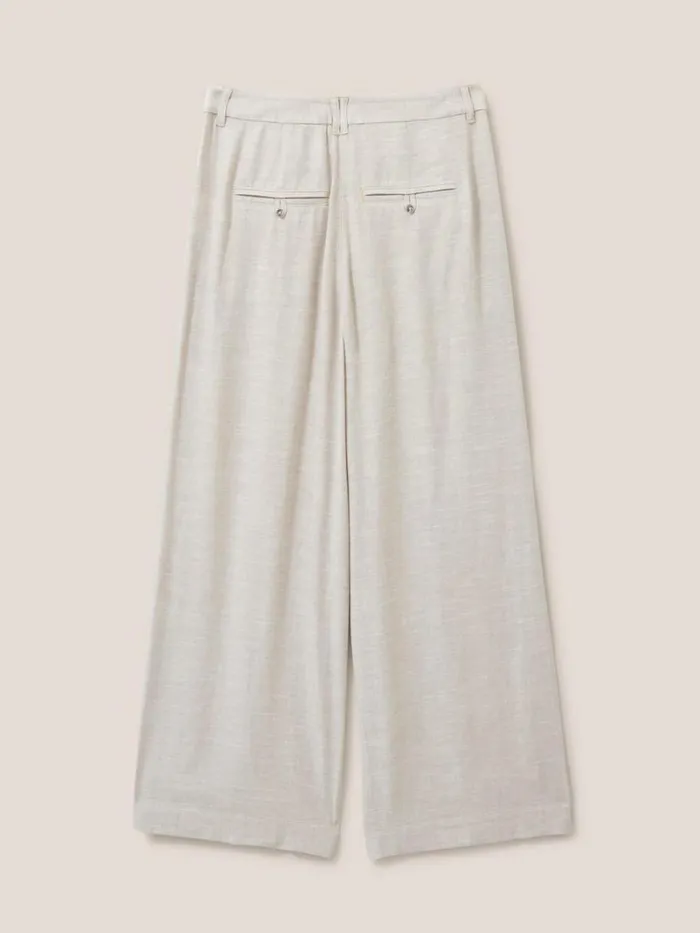 White Stuff TROUSERS Lucinda Wide Leg Trouser Light Natural 8211 Women White Stuff TROUSERS Lucinda Wide Leg Trouser Light Natural 8211 Women