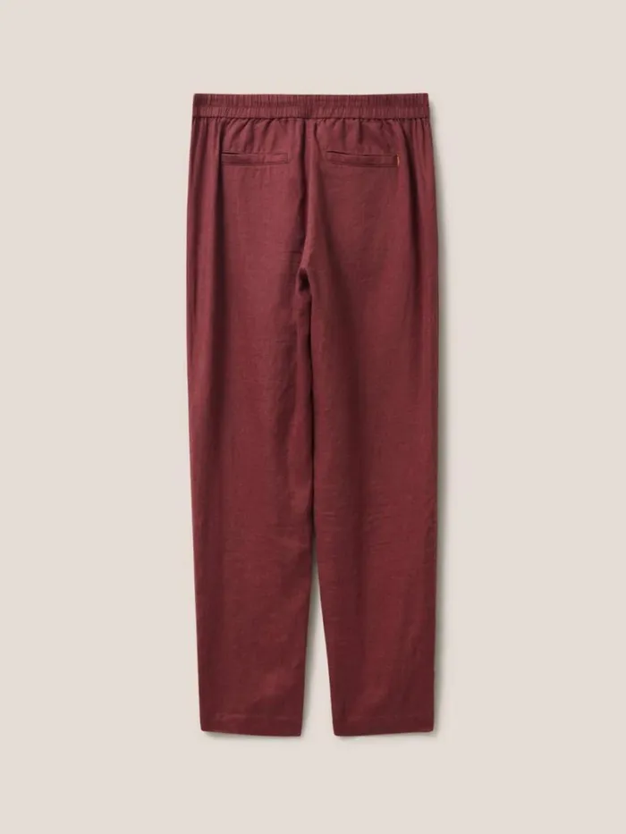 White Stuff TROUSERS Rowena Linen Trouser Dk Plum 8211 Women White Stuff TROUSERS Rowena Linen Trouser Dk Plum 8211 Women