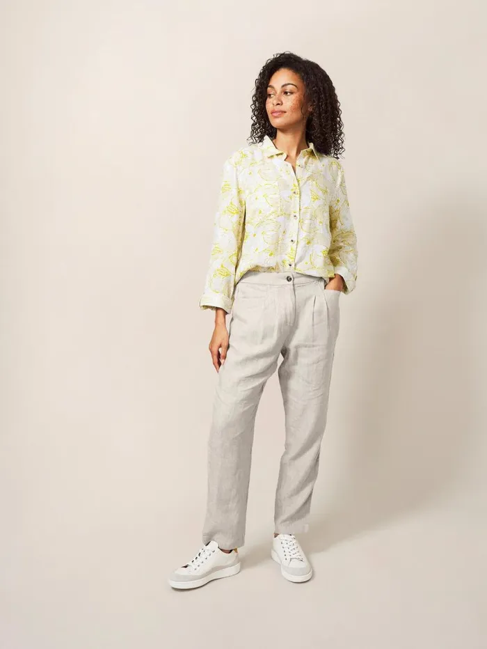 White Stuff TROUSERS Rowena Linen Trouser Light Natural 8211 Women White Stuff TROUSERS Rowena Linen Trouser Light Natural 8211 Women