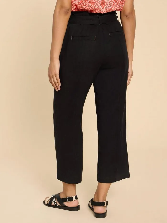 White Stuff TROUSERS Teakie Tencel Linen Trouser Pure Black 8211 Women White Stuff TROUSERS Teakie Tencel Linen Trouser Pure Black 8211 Women