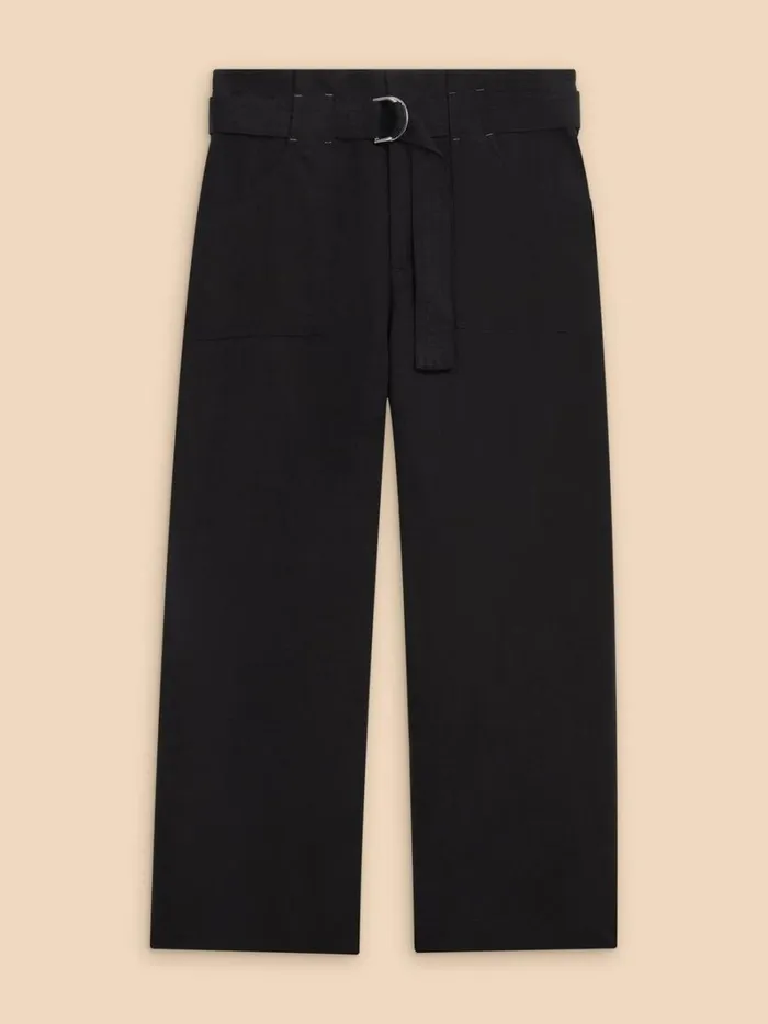 White Stuff TROUSERS Teakie Tencel Linen Trouser Pure Black 8211 Women White Stuff TROUSERS Teakie Tencel Linen Trouser Pure Black 8211 Women