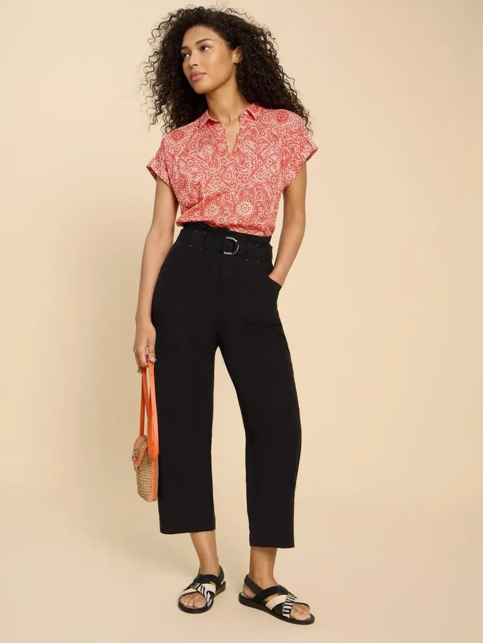 White Stuff TROUSERS Teakie Tencel Linen Trouser Pure Black 8211 Women White Stuff TROUSERS Teakie Tencel Linen Trouser Pure Black 8211 Women