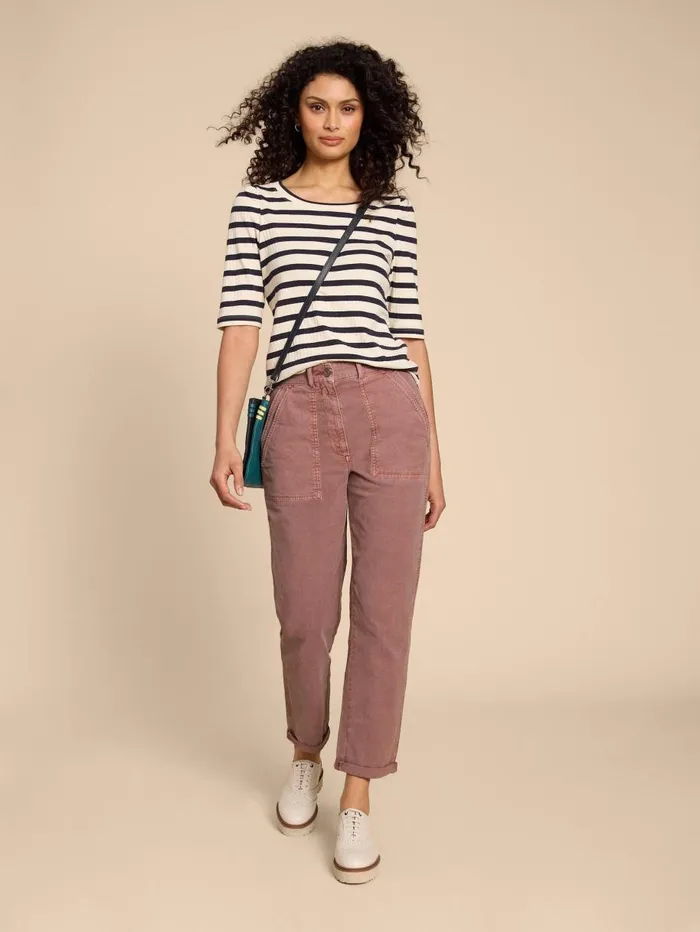 White Stuff TROUSERS Twister Chino Trouser Dusty Pink 8211 Women White Stuff TROUSERS Twister Chino Trouser Dusty Pink 8211 Women