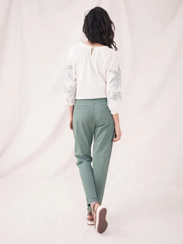 White Stuff TROUSERS Twister Chino Trousers Mid Green 8211 Women White Stuff TROUSERS Twister Chino Trousers Mid Green 8211 Women