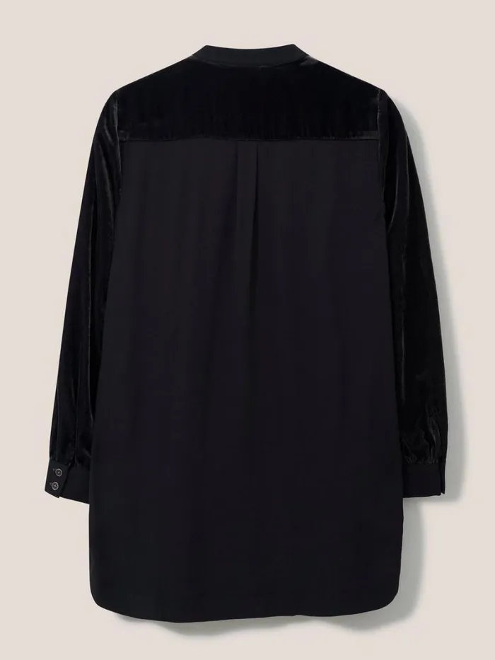 White Stuff TUNICS Dakota Velvet Tunic Dk Grey 8211 Women White Stuff TUNICS Dakota Velvet Tunic Dk Grey 8211 Women