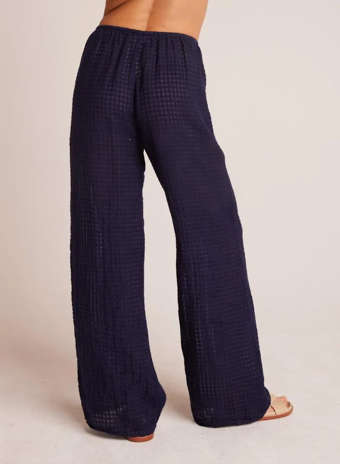 Wide Leg Pocket Beach Pant 8211 Tropic Navy Women Bella Dahl Pants Wide Leg Pocket Beach Pant 8211 Tropic Navy Women Bella Dahl Pants
