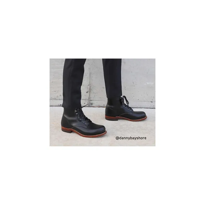 Wolverine 1000 Mile PlainToe Original Boot Black Men Boots