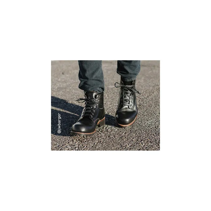 Wolverine 1000 Mile PlainToe Rugged Boot Black Men Boots