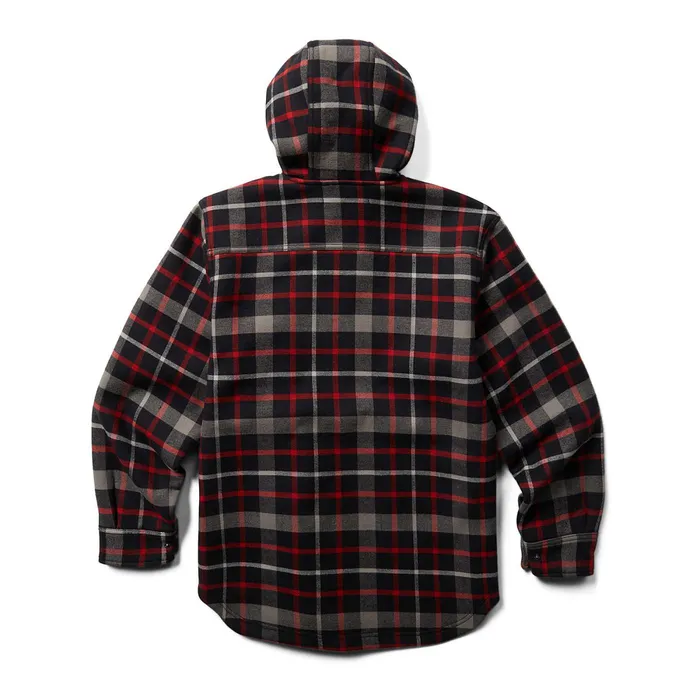 Wolverine Bucksaw Sherpa Shirt Jac Dark Red Men Outerwear