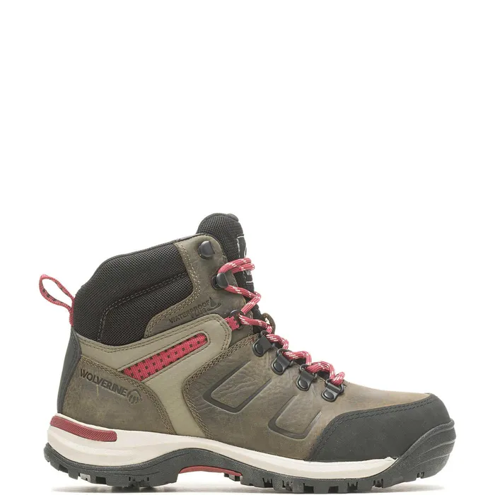Wolverine Chisel 6034SteelToe Work Boot Bungee Cord WomenMen Boots