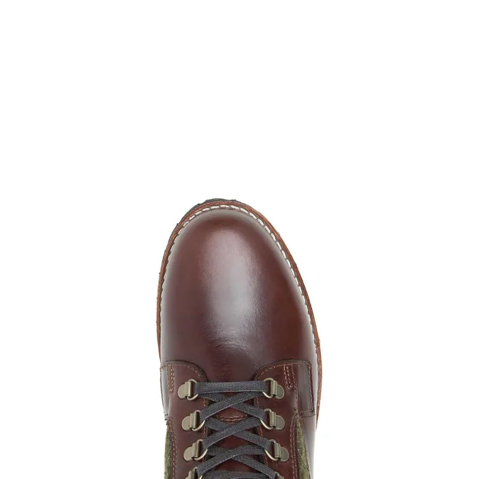 Wolverine Faribault X 1000 Mile PlainToe Rugged Boot Browngreen Men Boots