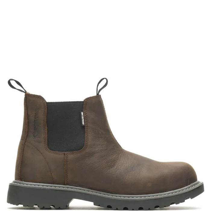 Wolverine Floorhand SteelToe Work Romeo Dark Brown WomenMen Boots