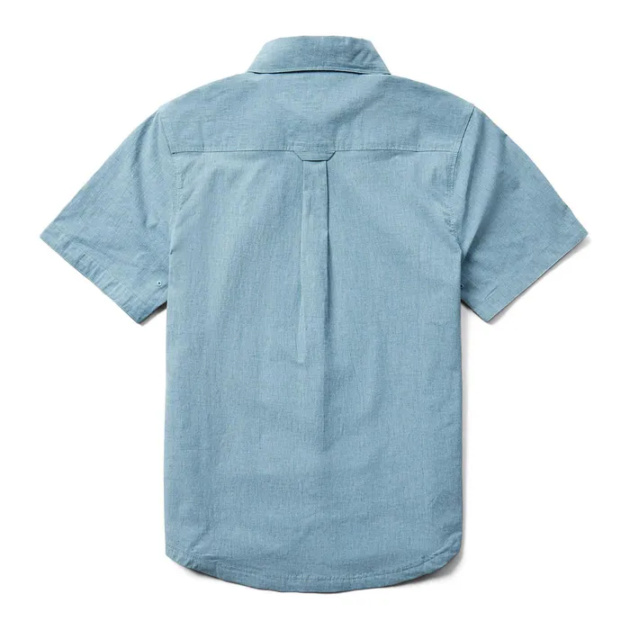 Wolverine Grayson II Short Sleeve Chambray Shirt Blue Shadow Men TShirts