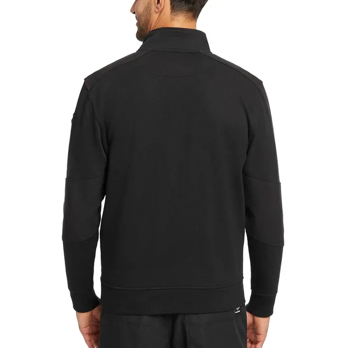 Wolverine Job Shirt Quarter Zip Black Men Hoodies and Pullovers