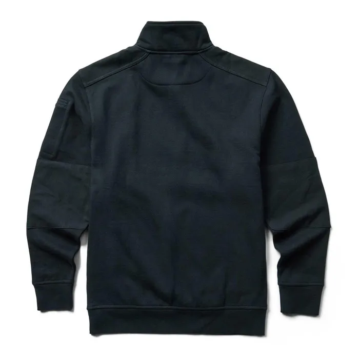 Wolverine Job Shirt Quarter Zip Black Men Hoodies and Pullovers