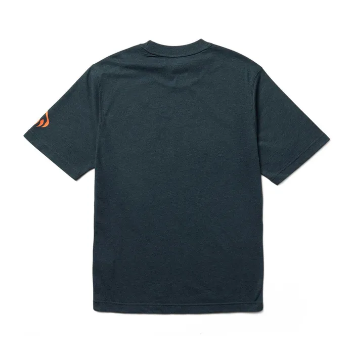 Wolverine Modern Fit Short Sleeve Graphic Tee Dark Navy Heatherhv Orange Men TShirts