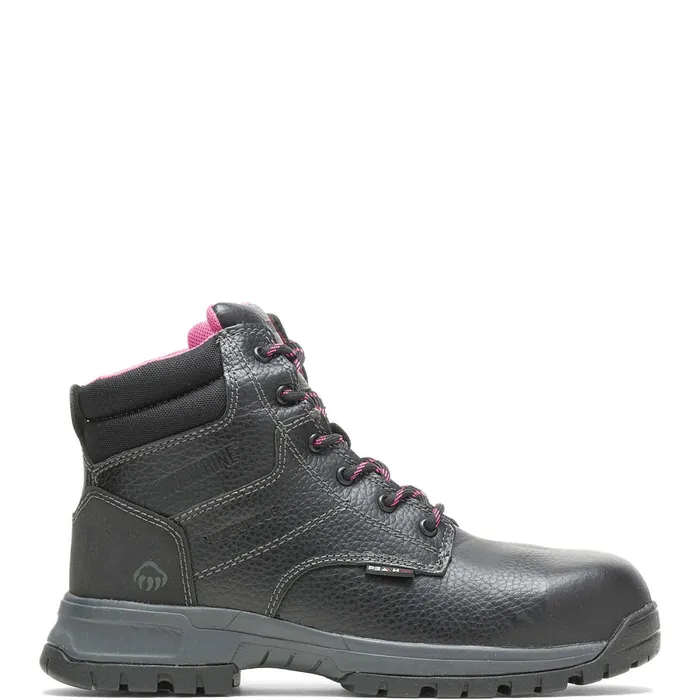 Wolverine Piper Waterproof CompositeToe 6034Work Boot Black WomenMen Boots