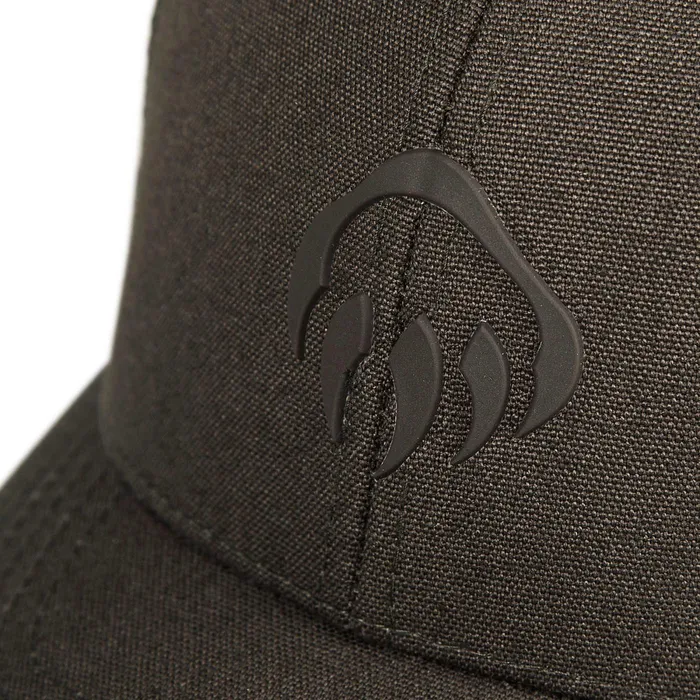 Wolverine Raised Claw Logo Trucker Cap Black Olive MenWomen Hats and Gloves