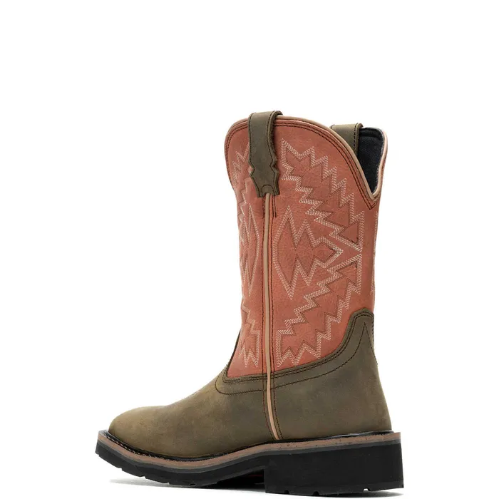 Wolverine Rancher Arrow SteelToe Wellington Work Boot Rose Women Boots