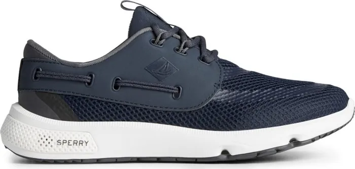 Women 7 Sea 3Eye Sneaker Navy Sperry Sneakers
